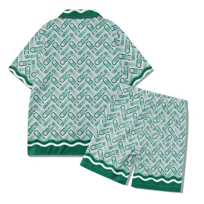 luxury two piece men beach set - MENLL