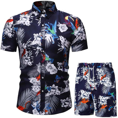 Classic men beach shorts set - MENLL