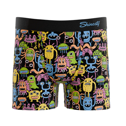 The Under The Bed | Colorful Monsters Boy's Boxer Briefs Shinesty
