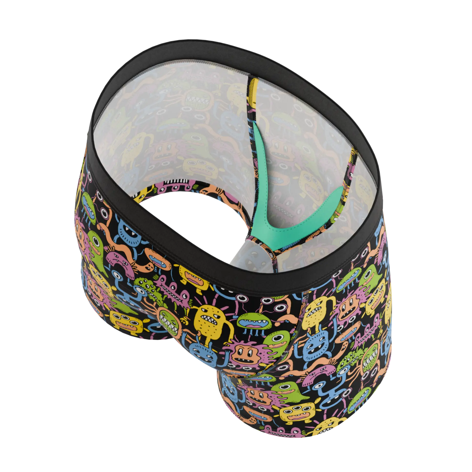 The Under The Bed | Colorful Monsters Boy's Boxer Briefs Shinesty