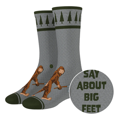 The Sassquatch | Bigfoot Heel Hammock™ Crew Socks Shinesty