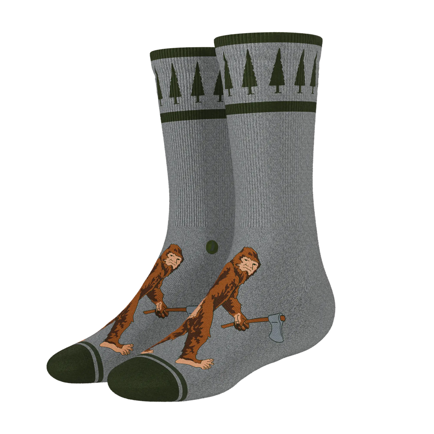 The Sassquatch | Bigfoot Heel Hammock™ Crew Socks Shinesty