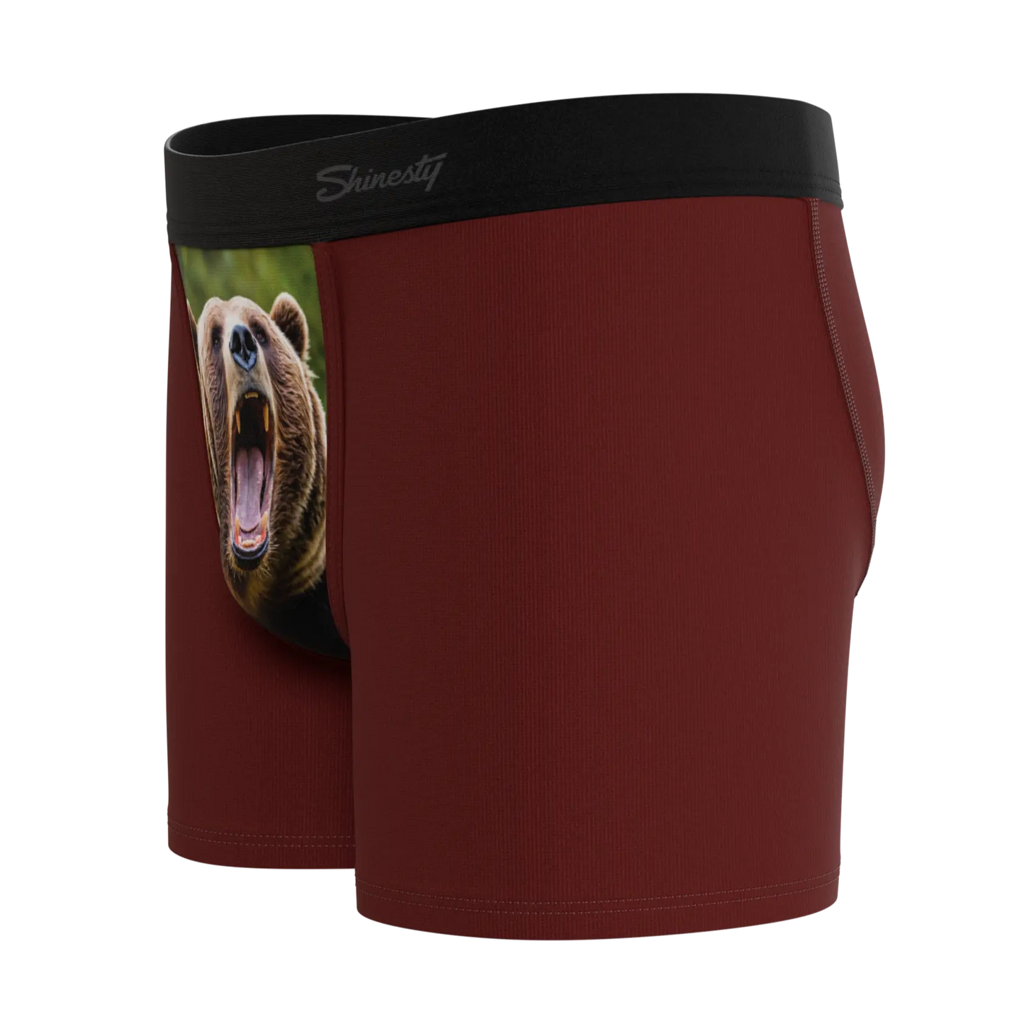 The Scare Bear | Grizzly Bear Boy's Boxer Briefs Shinesty