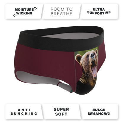 The Scare Bear | Grizzly Bear Ball Hammock® Pouch Underwear Briefs Shinesty