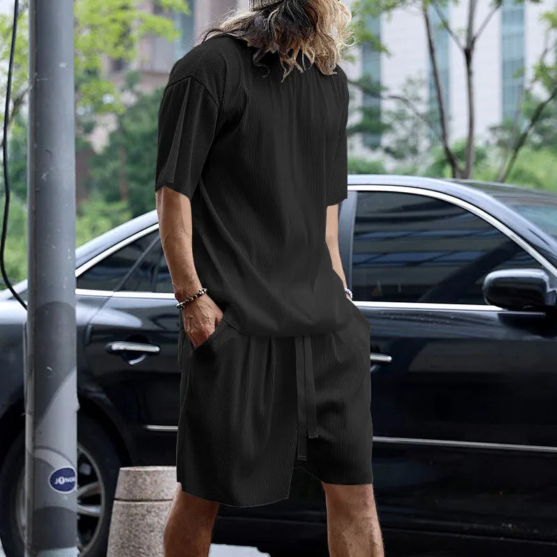 Vacation Loose beach Shorts set for men by Sexikinis Swim, stylish and comfortable for beach adventures.