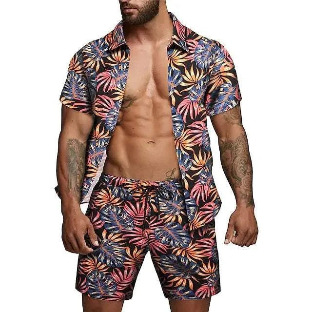 Vacay Lifestyle men beach shorts set - MENLL