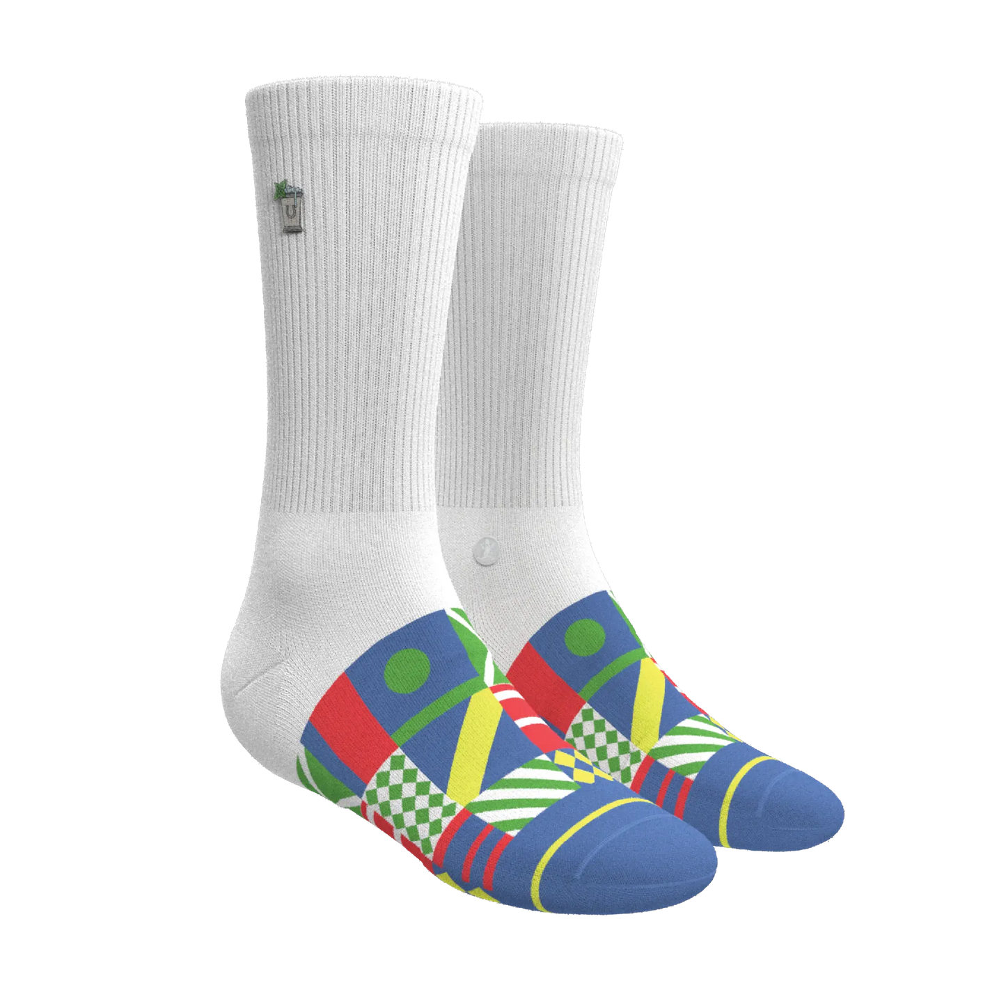 The Secretariat | Derby Flag Heel Hammock™ Crew Socks - MENLL