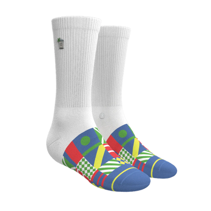 The Secretariat | Derby Flag Heel Hammock™ Crew Socks - MENLL