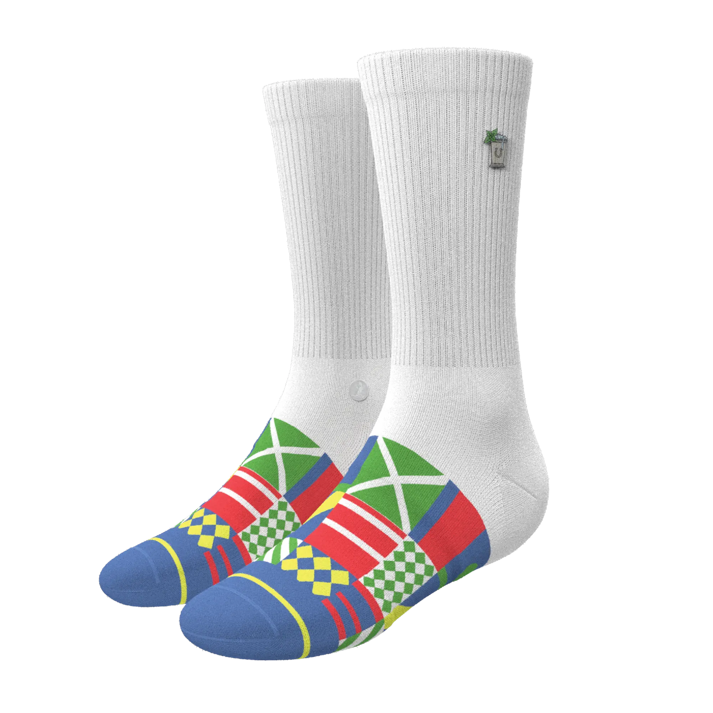 The Secretariat | Derby Flag Heel Hammock™ Crew Socks - MENLL