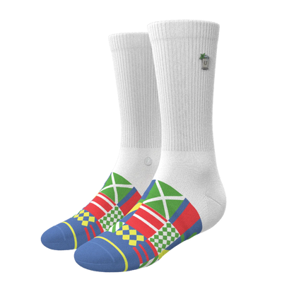 The Secretariat | Derby Flag Heel Hammock™ Crew Socks - MENLL