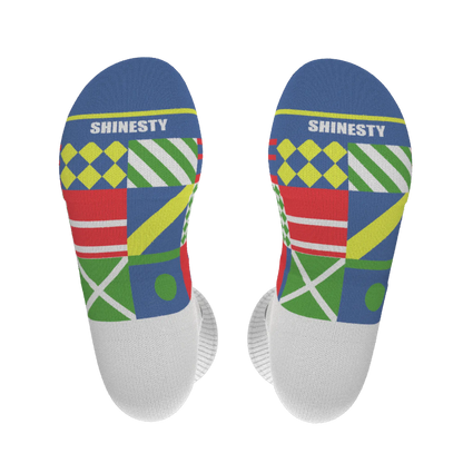 The Secretariat | Derby Flag Heel Hammock™ Crew Socks - MENLL