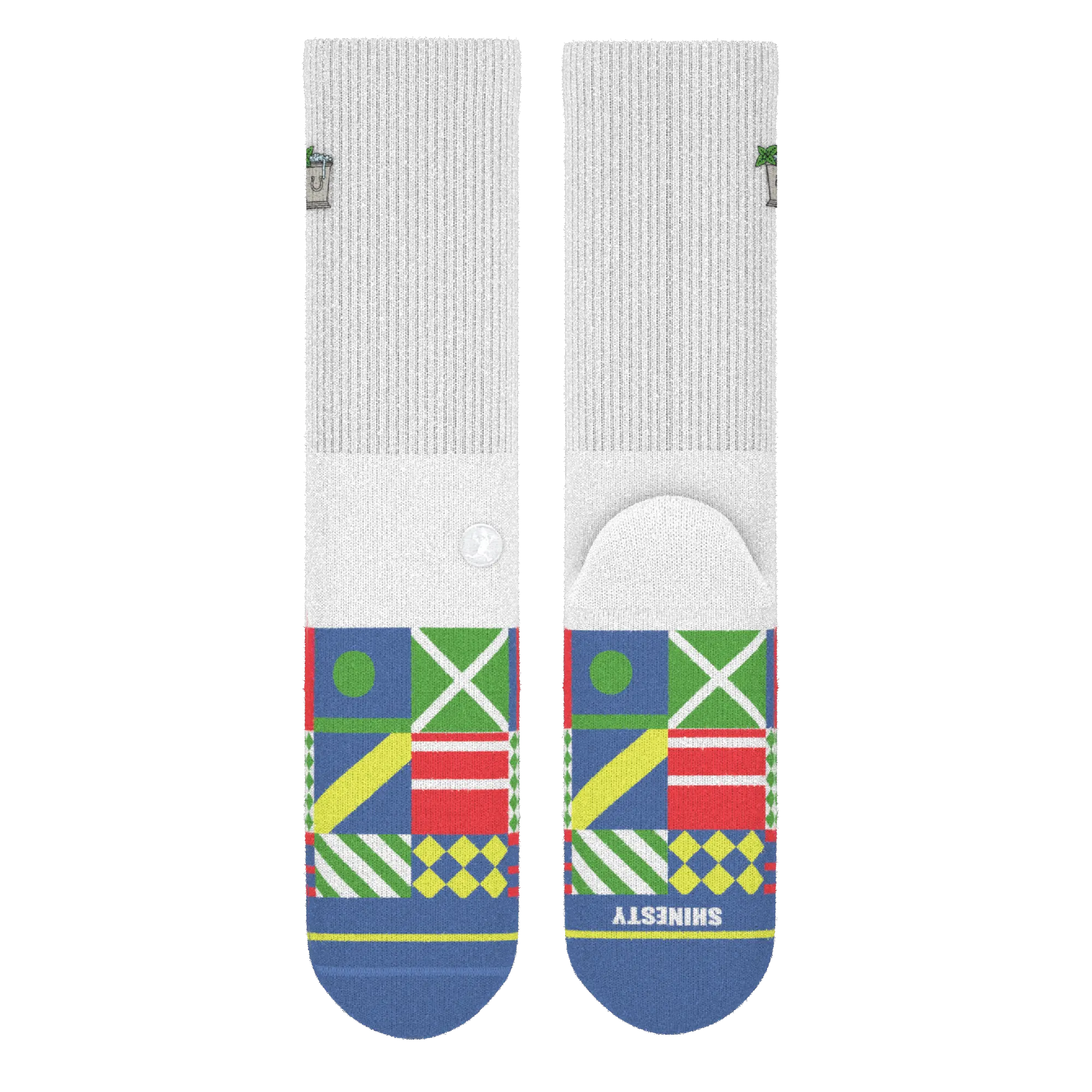 The Secretariat | Derby Flag Heel Hammock™ Crew Socks - MENLL