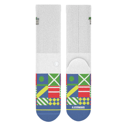 The Secretariat | Derby Flag Heel Hammock™ Crew Socks - MENLL