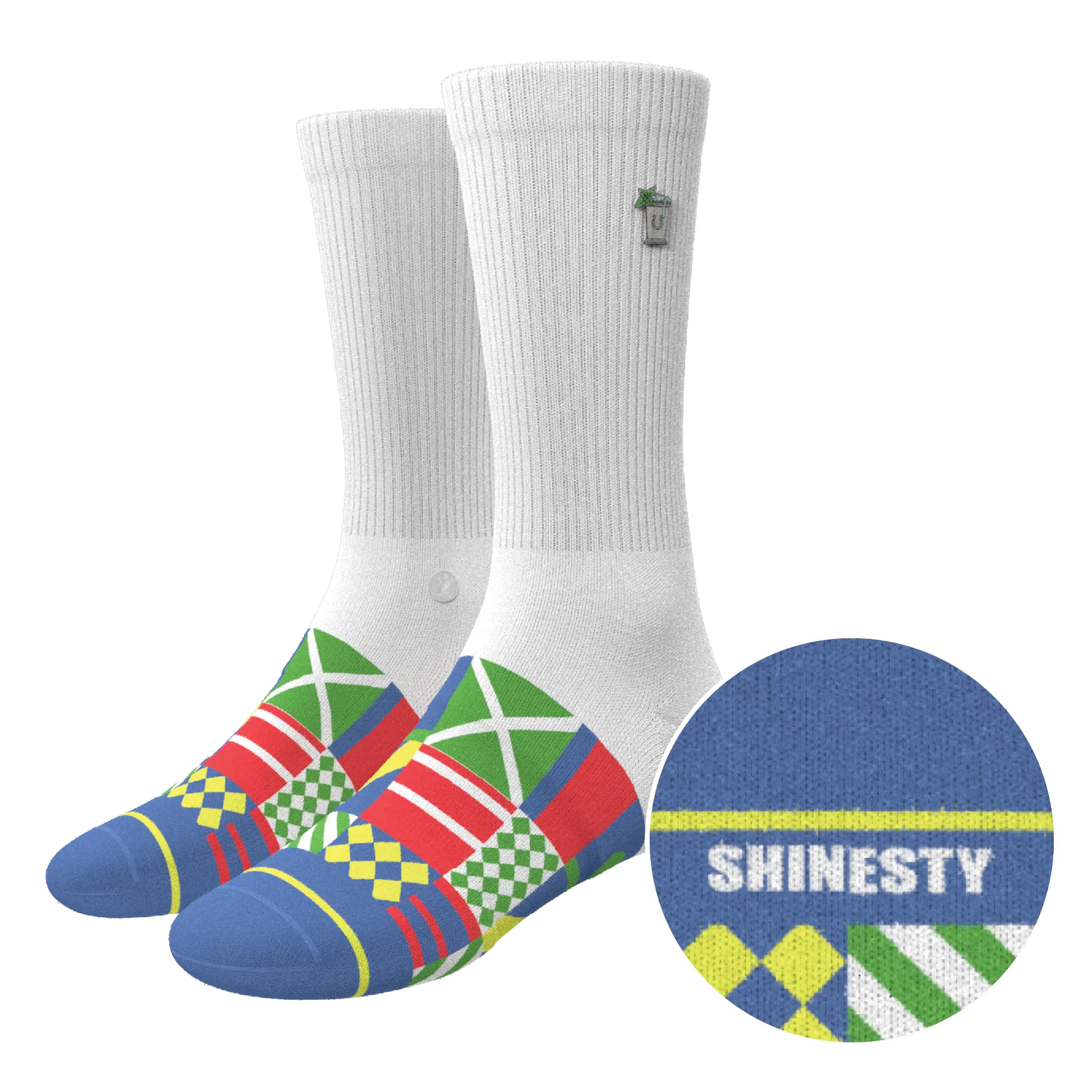 The Secretariat | Derby Flag Heel Hammock™ Crew Socks - MENLL