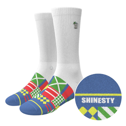 The Secretariat | Derby Flag Heel Hammock™ Crew Socks - MENLL