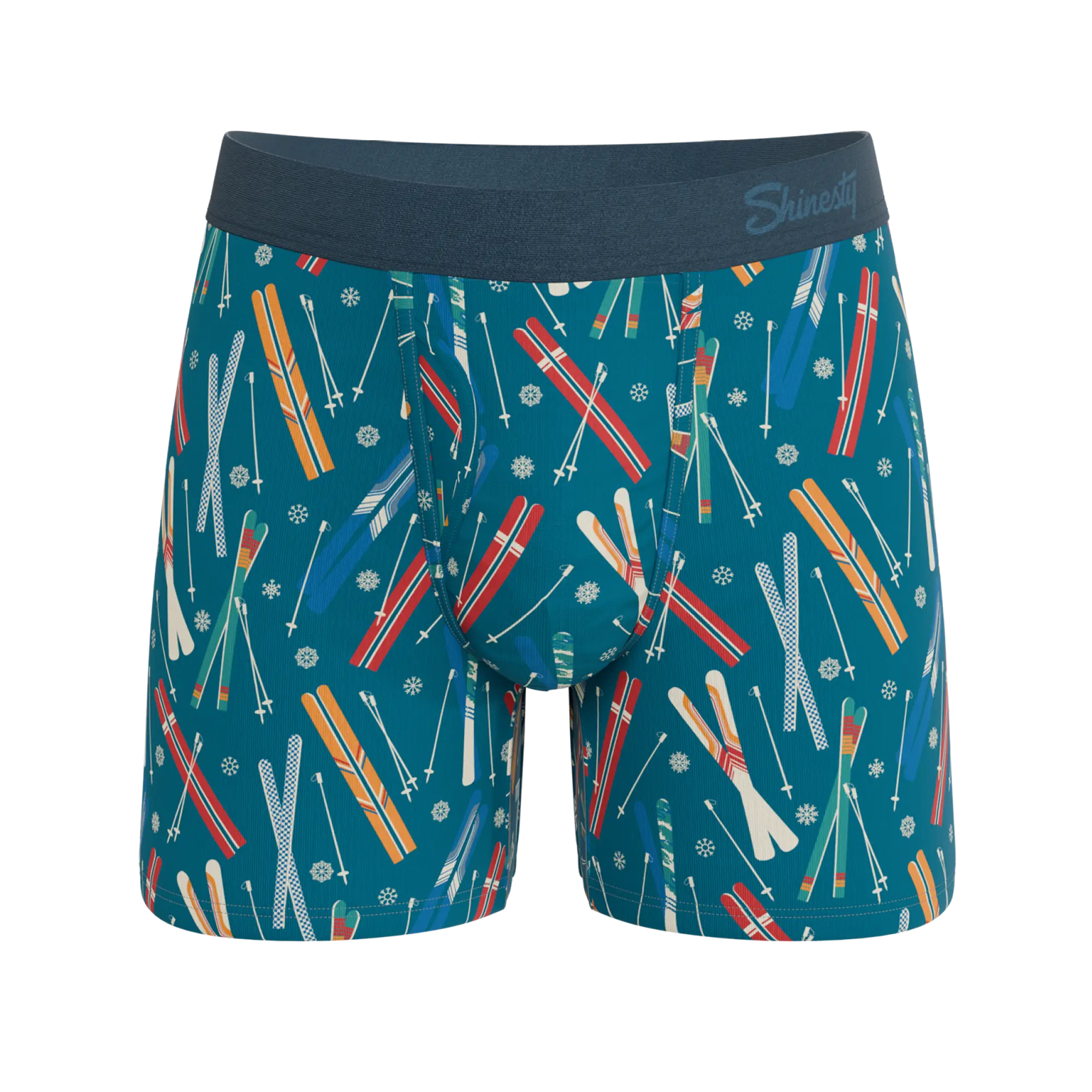 The Ski In Ski Out | Retro Ski Ball Hammock® Pouch Underwear With Fly Shinesty