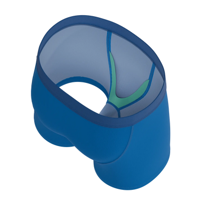 The Skydiver | Ocean Blue Boy's Boxer Briefs - MENLL