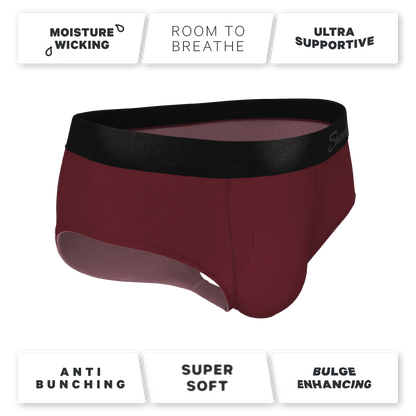 The Sommelier | Burgundy Ball Hammock® Pouch Underwear Briefs - MENLL