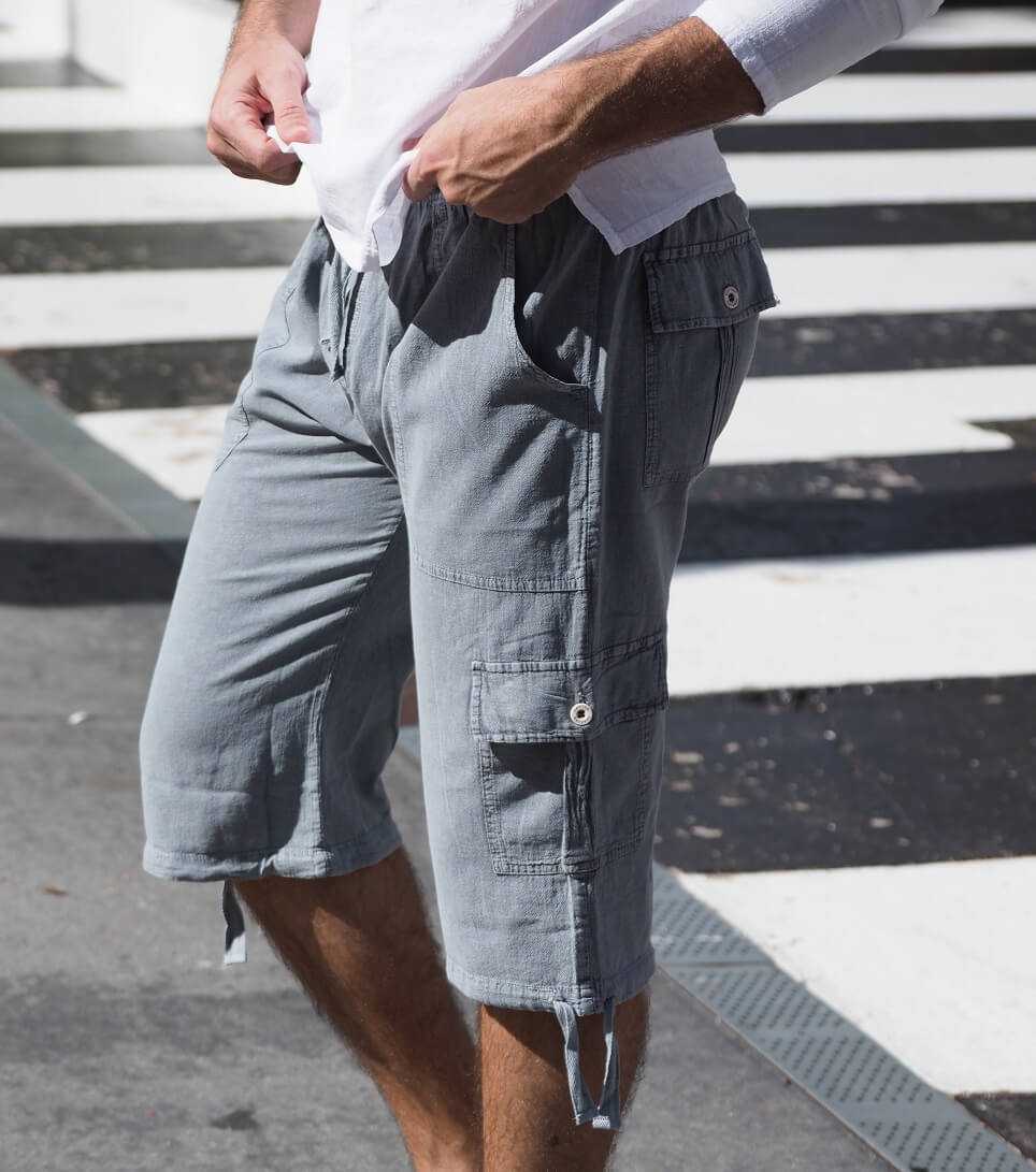 ST. JOHN SHORTS (White, Gray, Blue, Black) - MENLL