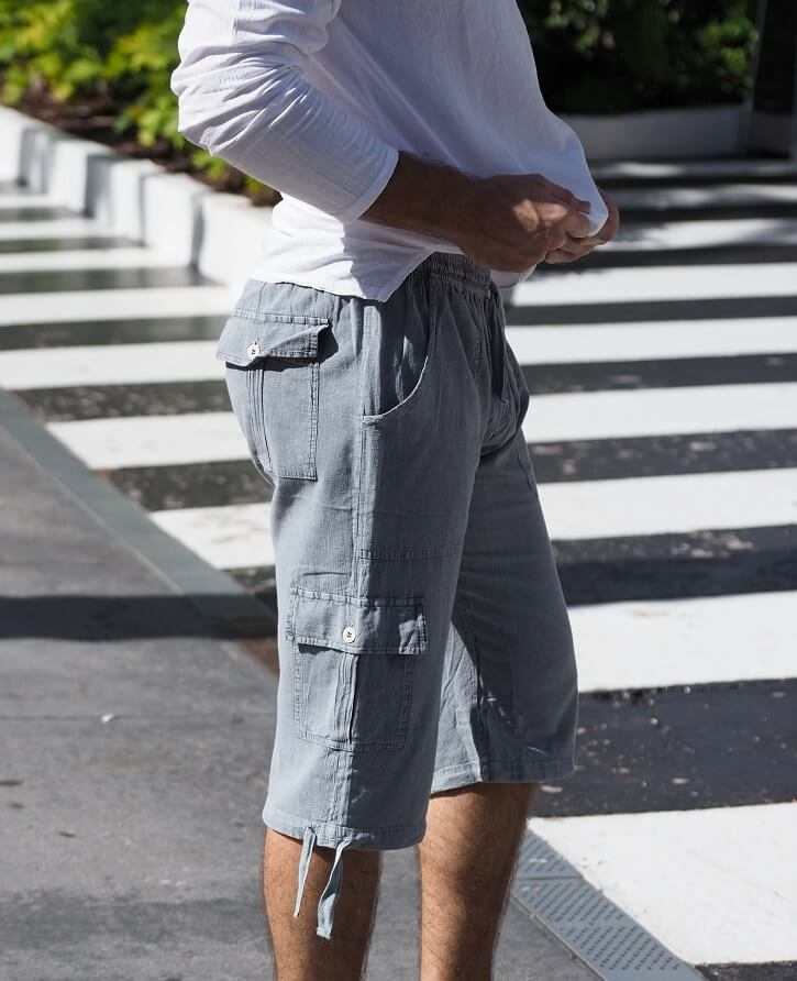 ST. JOHN SHORTS (White, Gray, Blue, Black) - MENLL
