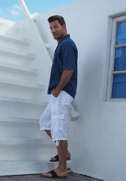 ST. JOHN SHORTS (White, Gray, Blue, Black) - MENLL