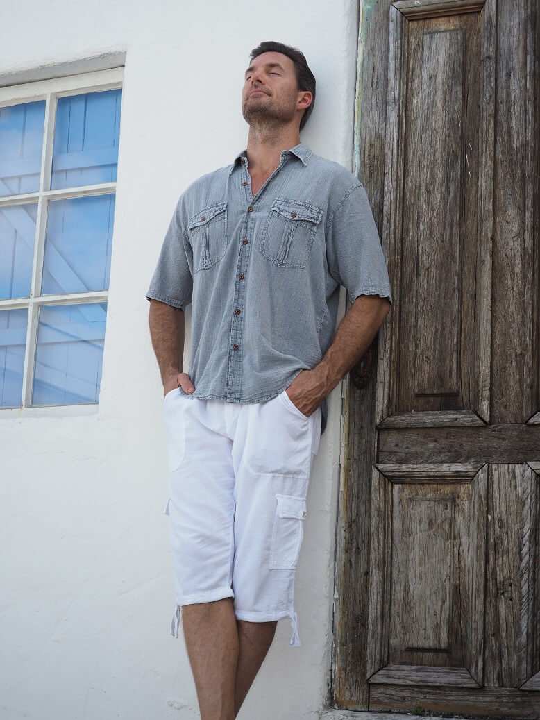 ST. JOHN SHORTS (White, Gray, Blue, Black) - MENLL