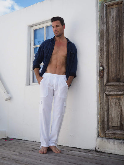 ST. VINCENT PANTS (White, Gray, Blue, Black) - MENLL