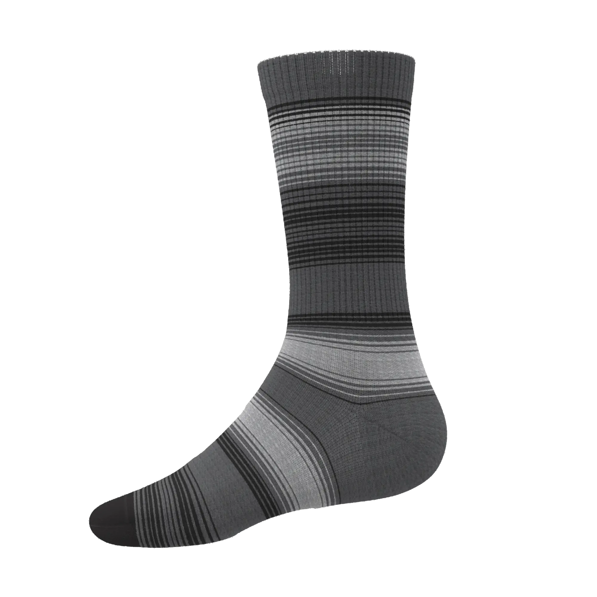 The Static Channel | Stripe Heel Hammock™ Crew Socks - MENLL