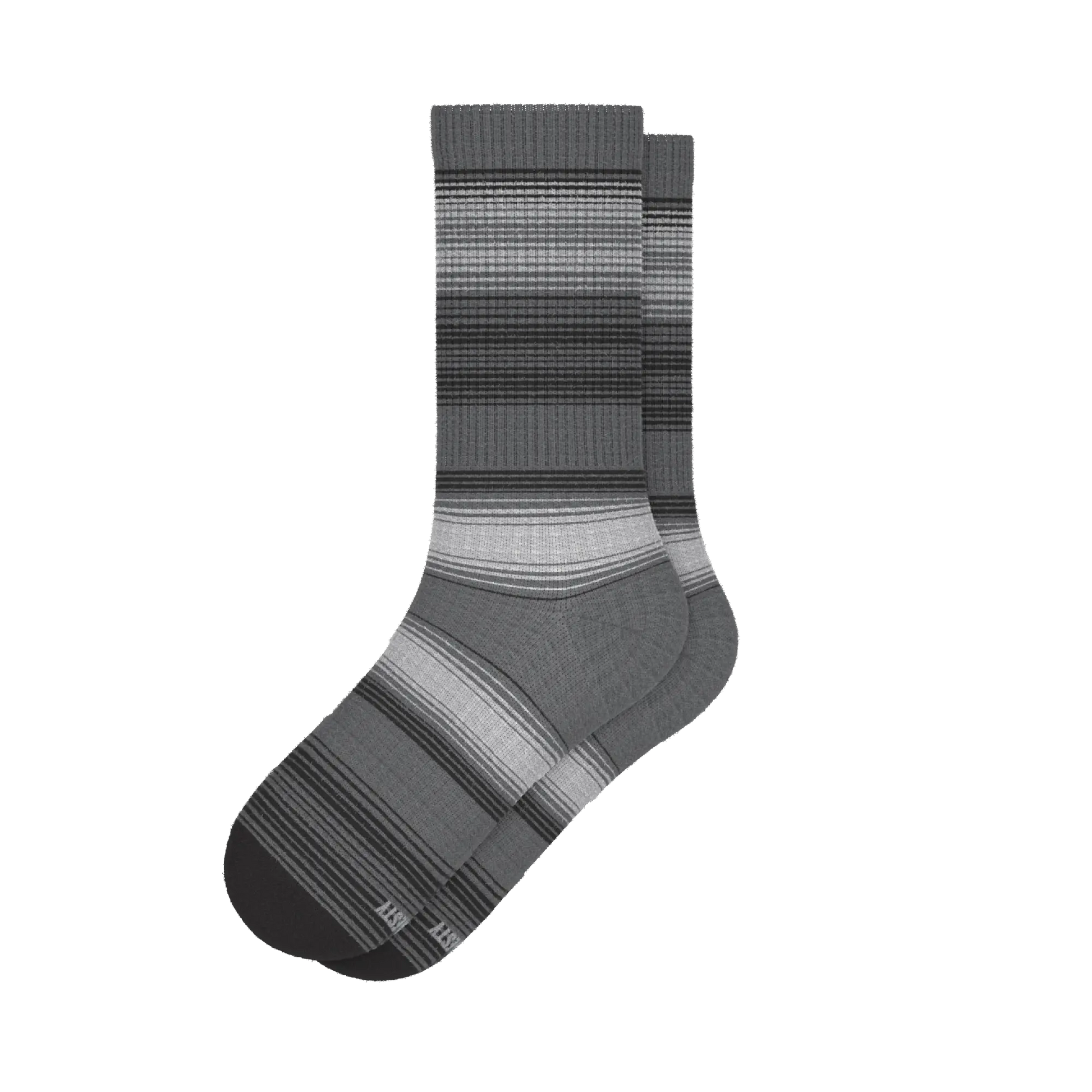 The Static Channel | Stripe Heel Hammock™ Crew Socks - MENLL