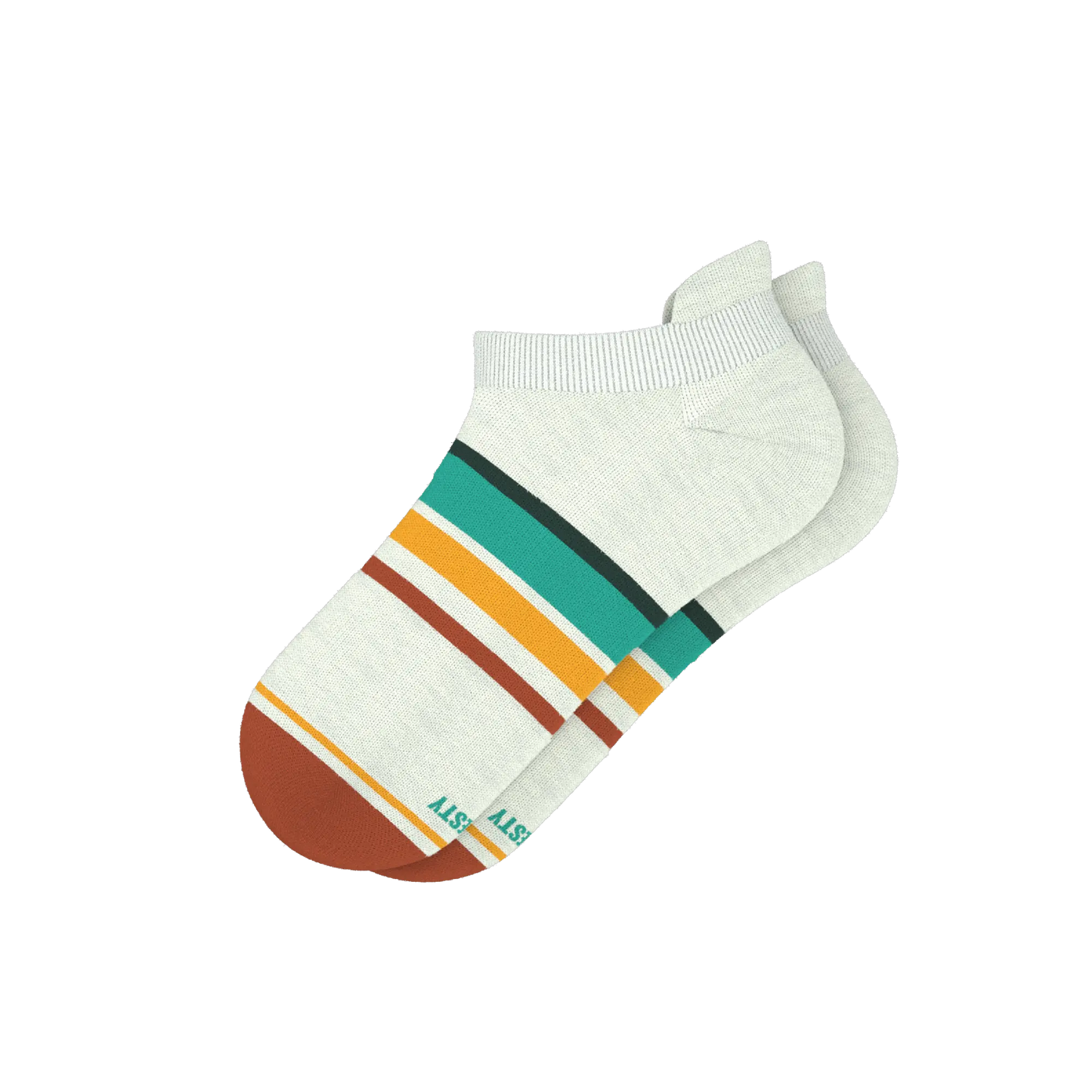 The Stellar | Retro Stripe Heel Hammock™ Ankle Socks - MENLL
