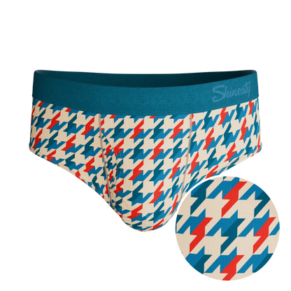 The Swanky | Retro Houndstooth Ball Hammock® Pouch Underwear Briefs Shinesty