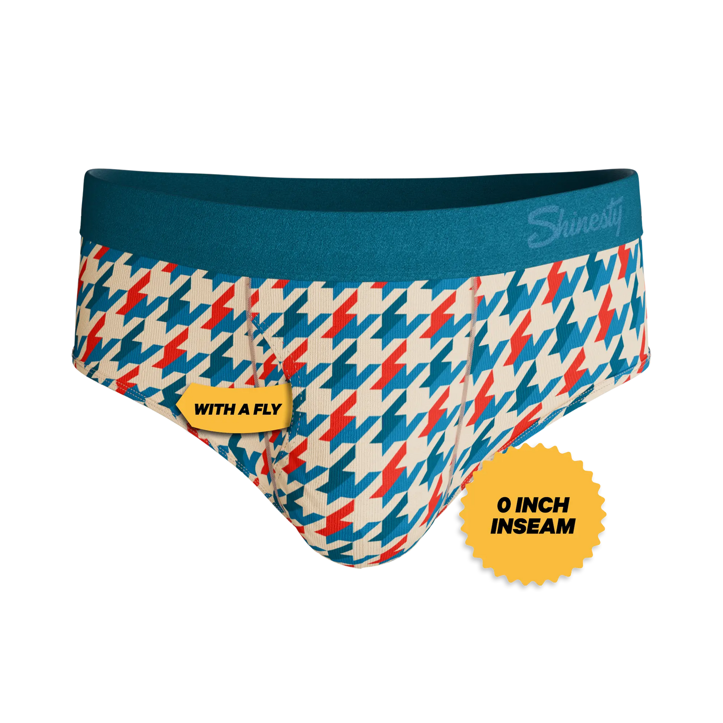 The Swanky | Retro Houndstooth Ball Hammock® Pouch Underwear Briefs Shinesty