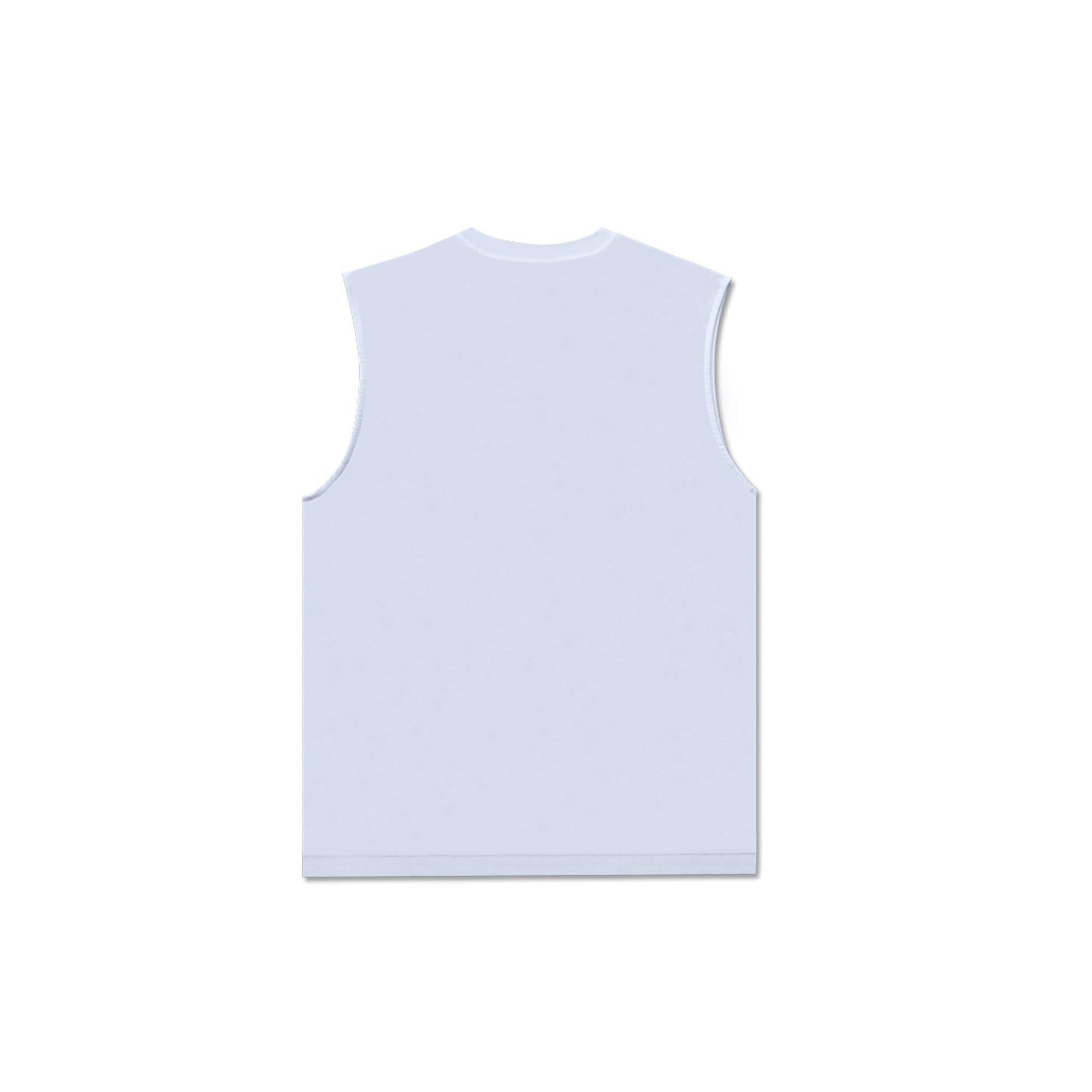 HUDEF Men's Light Vest White - MENLL