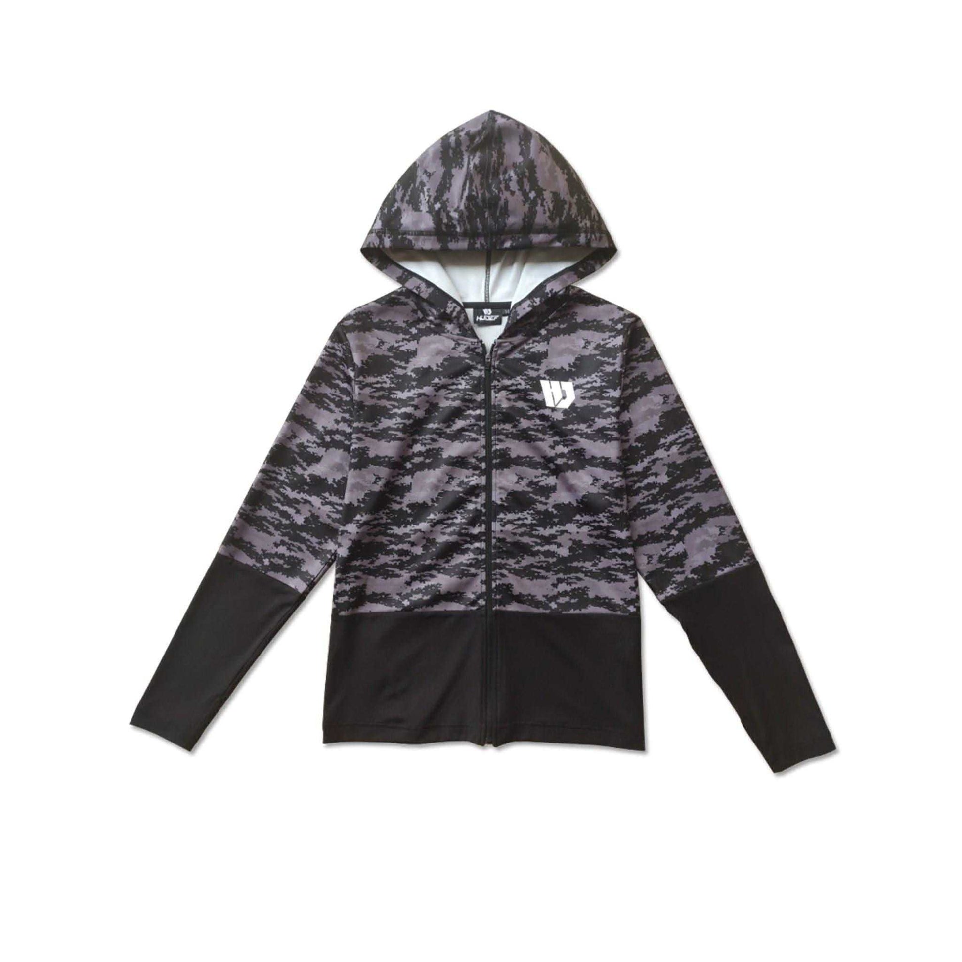 Hudef Women's Hoodie Camouflage with performance fabric for extreme comfort and motion.