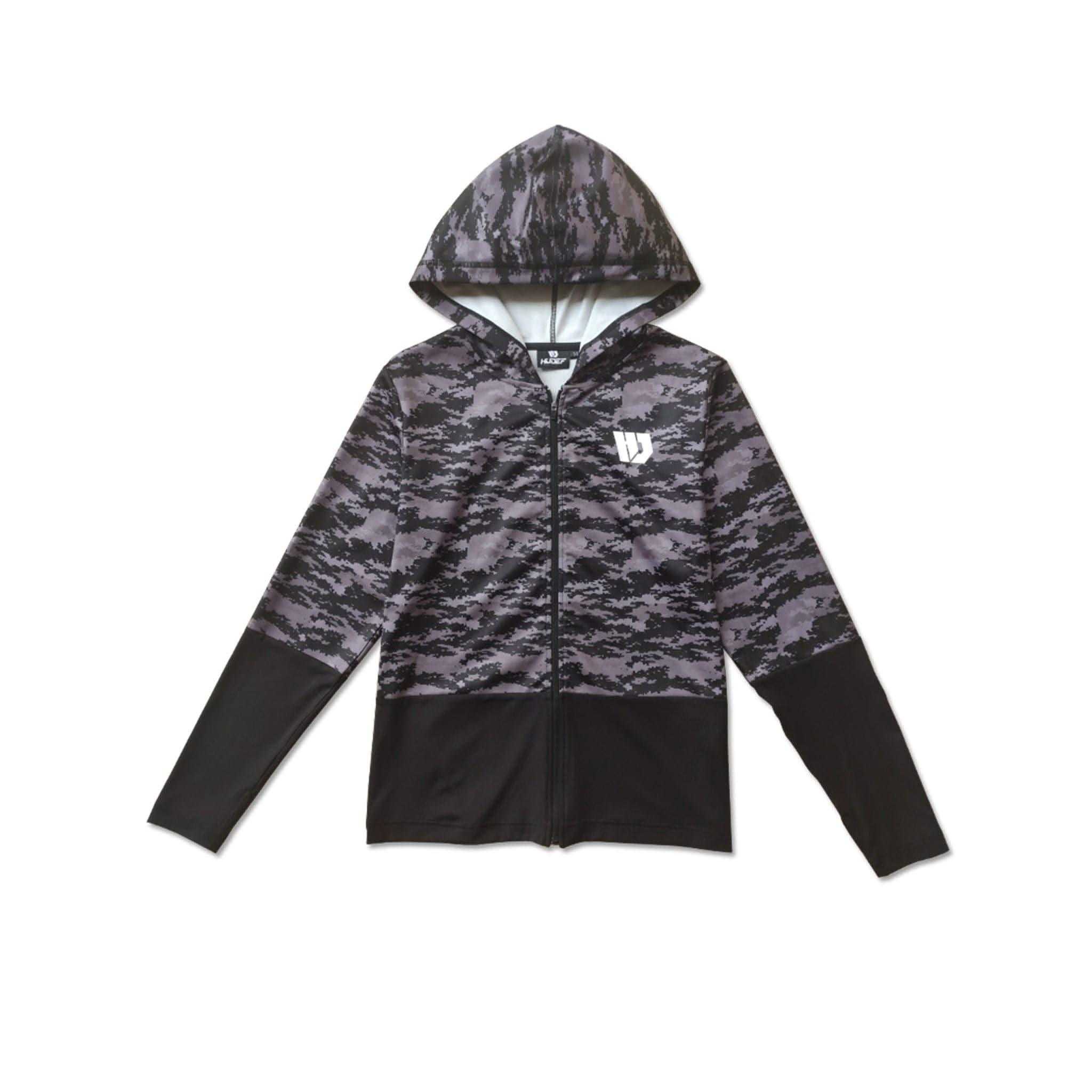 Hudef Women's Hoodie Camouflage with performance fabric for extreme comfort and motion.
