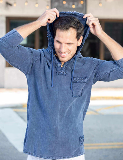 TUSCANY HOODIE (White, Gray, Blue, Artic Blue) - MENLL