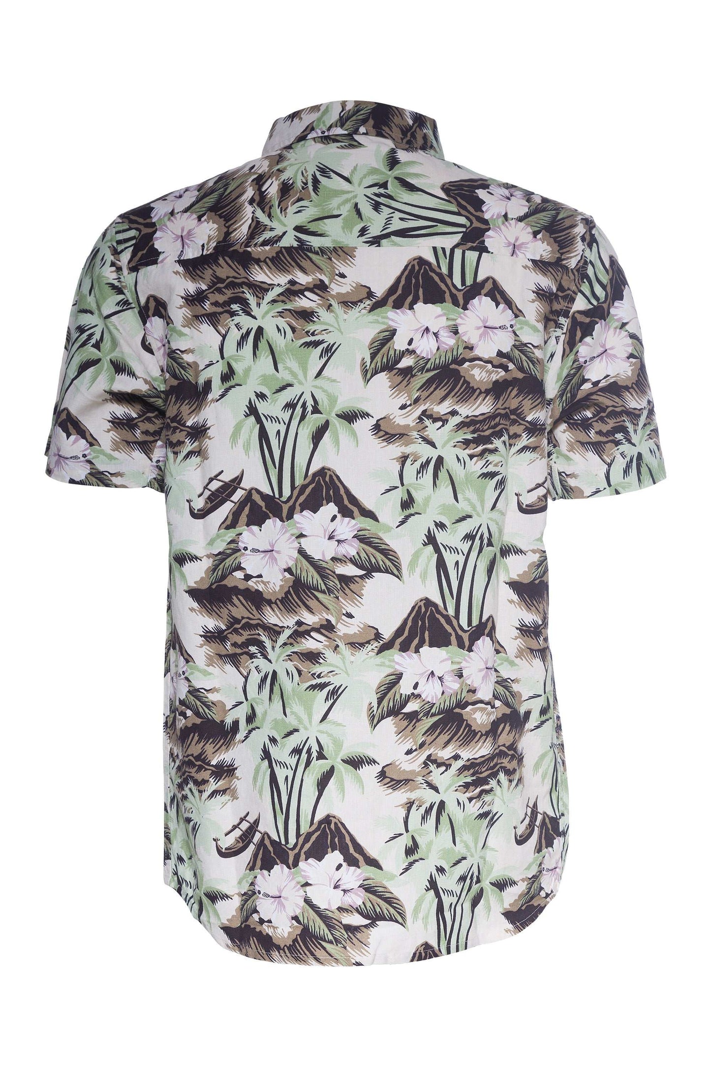 Talon | Printed Linen Shirt - MENLL