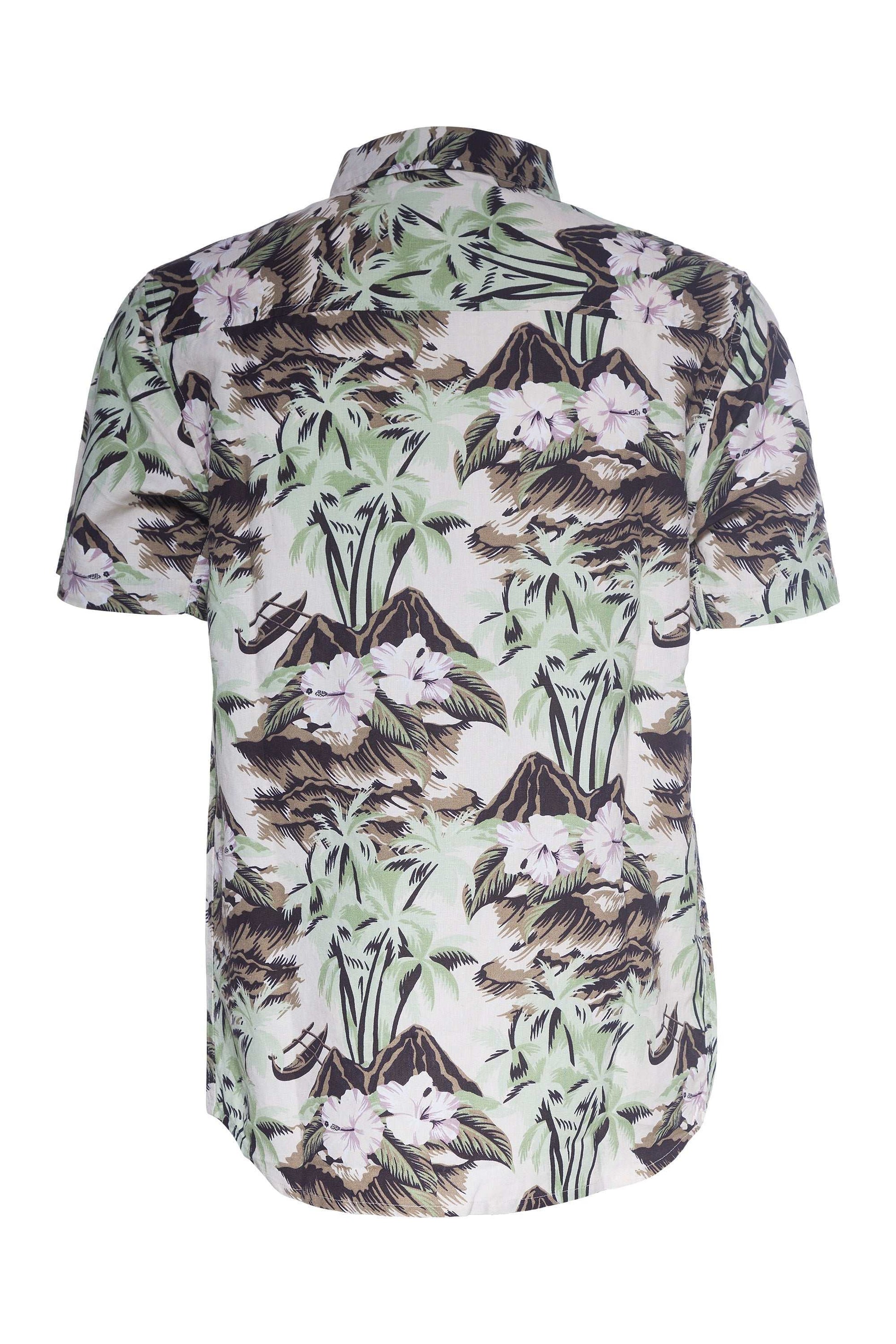 Talon | Printed Linen Shirt - MENLL