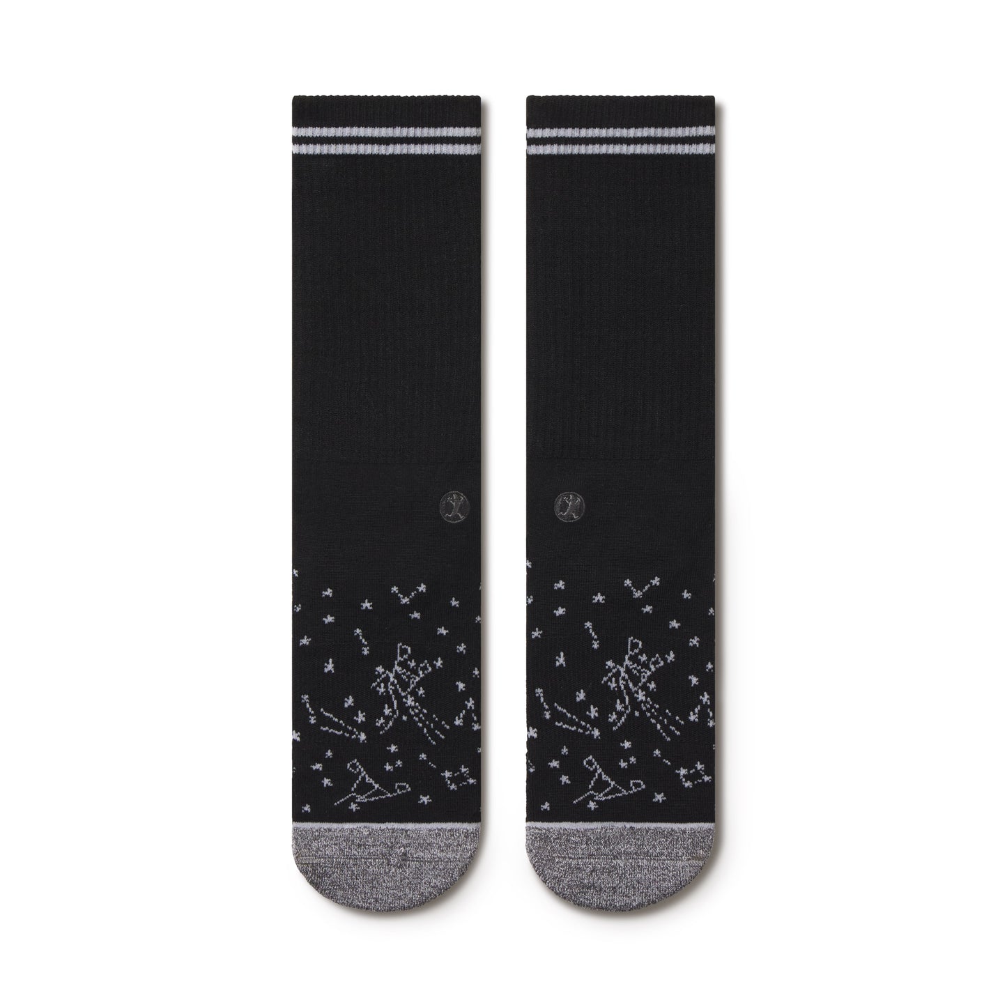 The Big Bang | Constellation Heel Hammock™ Crew Socks in Use - Lifestyle Shot