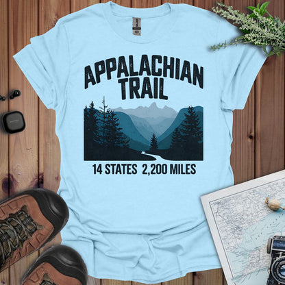 Appalachian Trail 14 States 2200 Miles Unisex  T-Shirt
