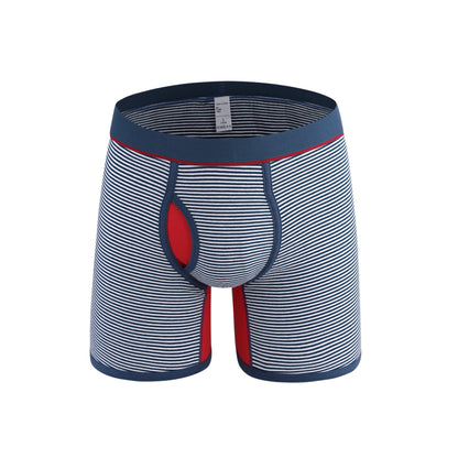 Men's Stretch Stripe Knit Boxer Briefs