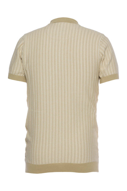 Vinny | Jacquard Knit Polo - MENLL