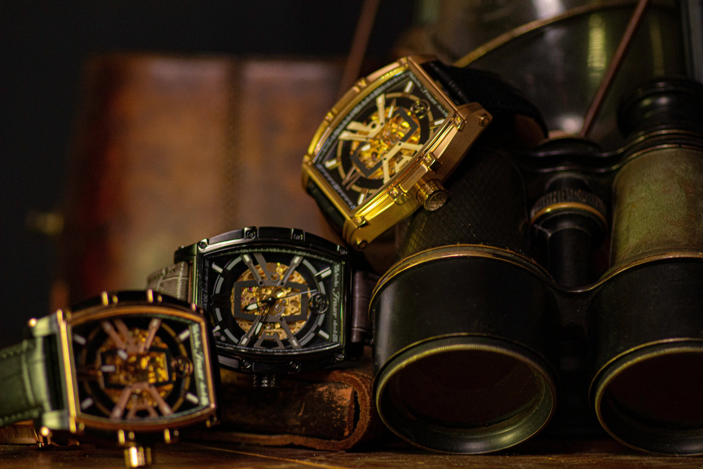 Fraser And Co The Visionary Titanium Skeletonized Automatic Timepiece - MENLL