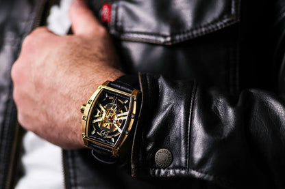 Fraser And Co The Visionary Titanium Skeletonized Automatic Timepiece - MENLL