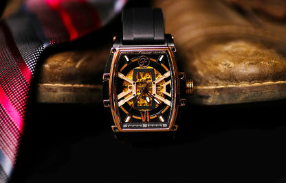 Fraser And Co The Visionary Titanium Skeletonized Automatic Timepiece - MENLL