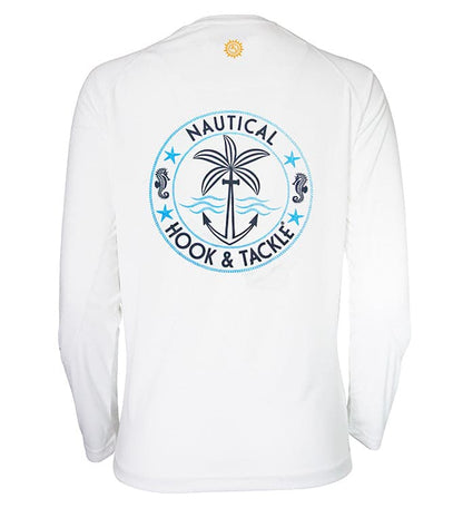 Women's Nautical L/S UV Fishing Shirt