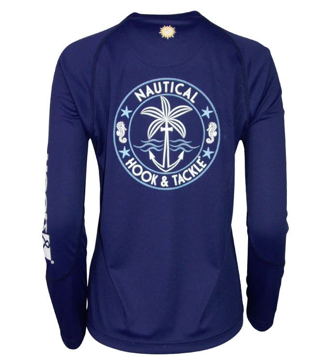 Activewear - Women's Nautical L/S UV Fishing Shirt Hook & Tackle