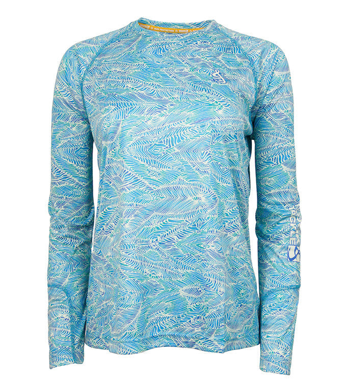 Activewear - Women's Swells L/S UV Fishing Shirt Hook & Tackle