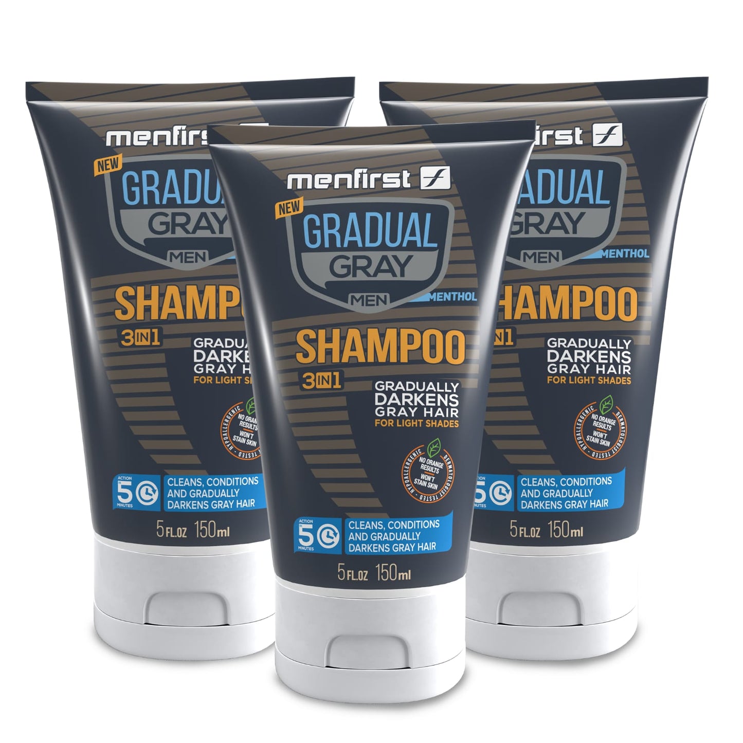 Menfirst Gradual Gray - 3-in-1 Shampoo - 1 Pack - 5 Oz Menfirst