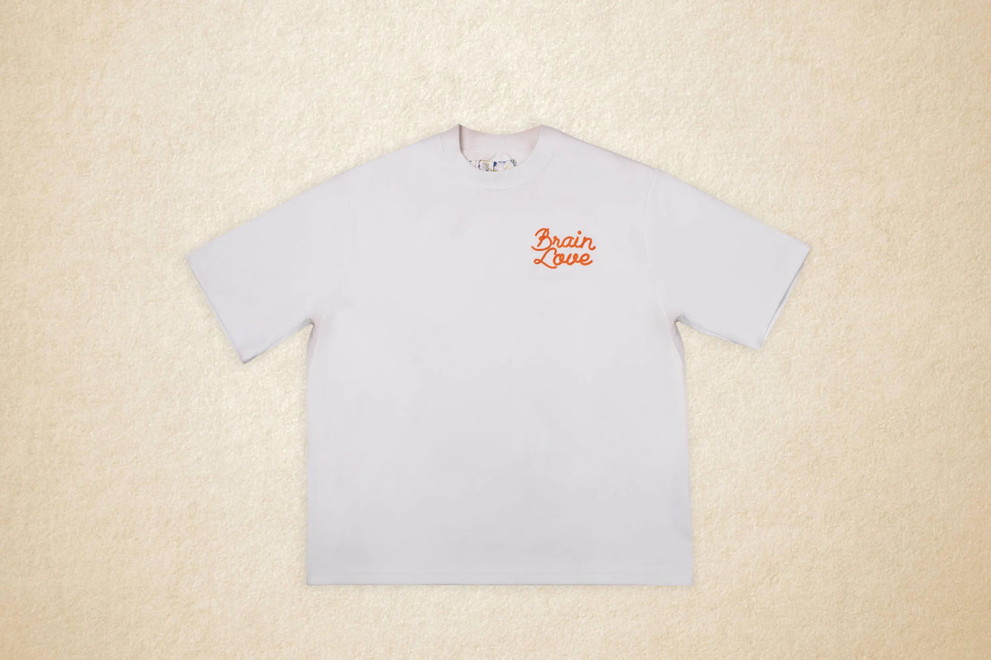 Love You T Shirt White Short Sleeve Cotton Tee Relaxed Fit - MENLL